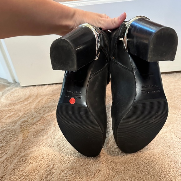 & other Stories leather booties with heel - Picture 6 of 6